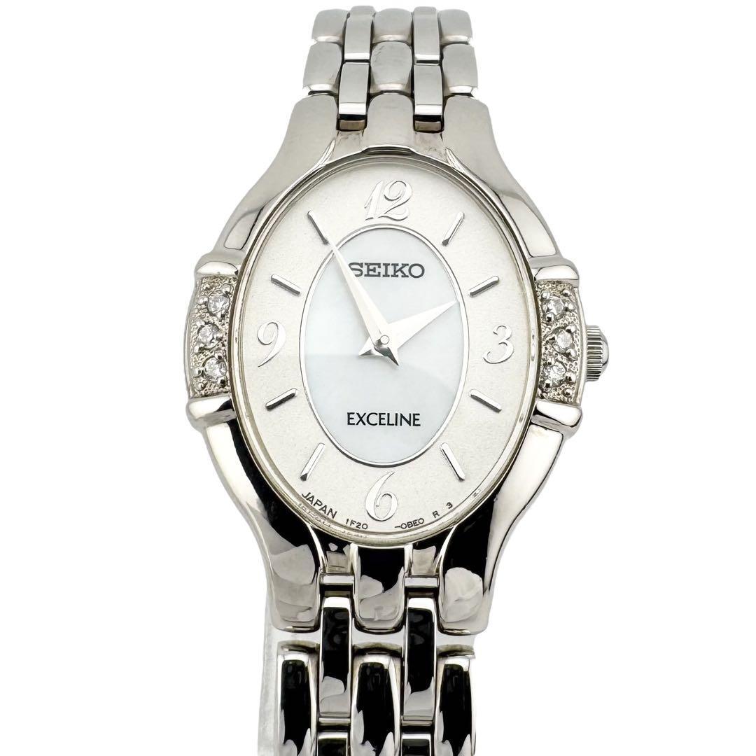 【新品電池】2025 SEIKO EXCELINE 腕時計 レディース シルバー 2025年最新】Yahoo!オークション -セイコーエクセリーヌの中古品