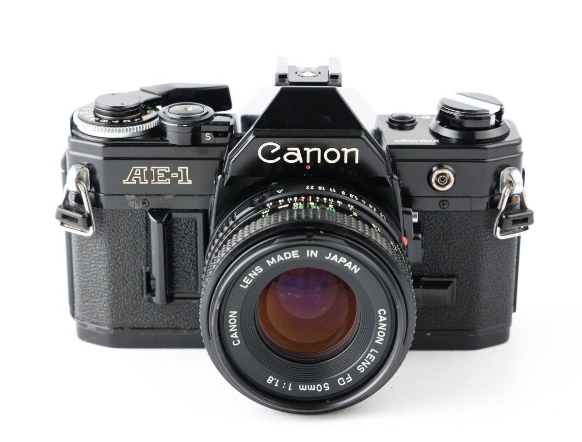 Canon AE-1 P +FD 50 f2.0 電池蓋訳あり完動美品 Yahoo!オークション -「canon ae-1 fd50mm f1.8」の落札相場