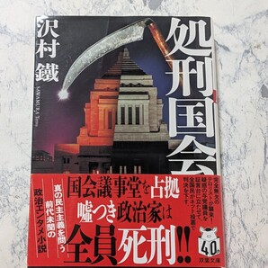 【初版】処刑国会 沢村鐵 双葉文庫 政治エンタメ小説 デスゲーム