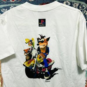 少年時代 ゲーム ティーシャツ 半袖 メンズ ヴィンテージリプリント クラッシュバンディクー リプリント Tシャツ 半新品 個性的