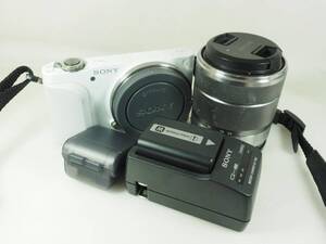 【中古】ソニー SONY デジタル一眼カメラ α NEX-5N ズームレンズキット ホワイト NEX-5NK/W