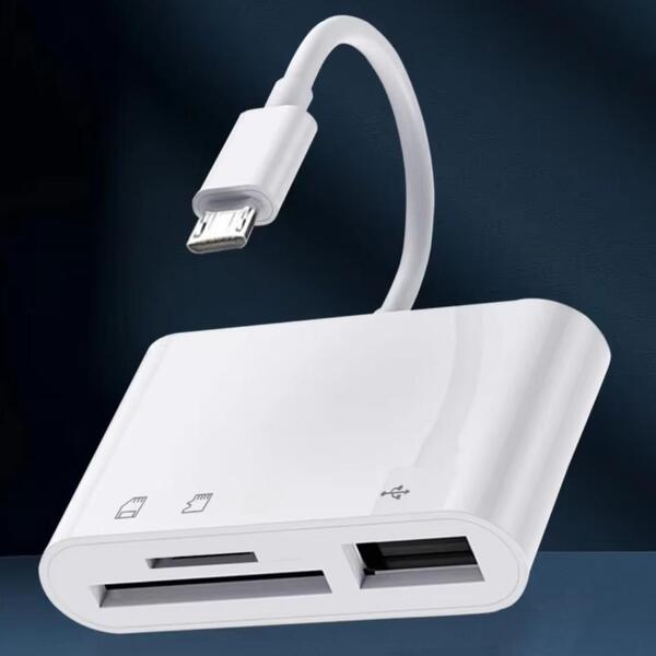 新品・即日発送 Micro USB カードリーダー 3in1 USB/SD/TF