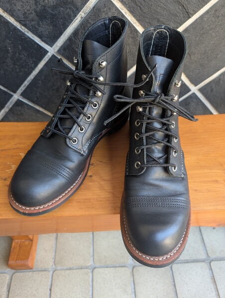 【US7D】レッドウィング RED WING アイアンレンジャー 8084 7D 25cm ブラック