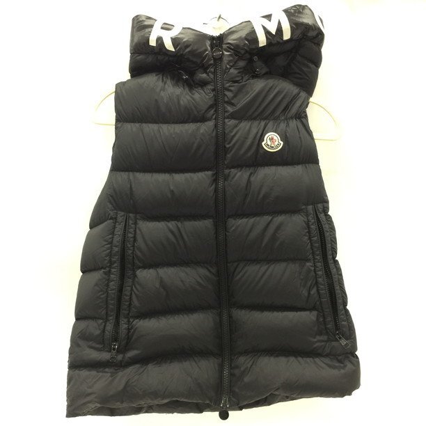 極美品 MONCLER モンクレール ダウンベスト リアルファー 黒 Mサイズ 2025年最新】モンクレール ダウンベスト メンズファッション