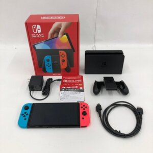 Nintendo Switch スイッチ 有機ELモデル 本体 HEG-001 通電○ 箱付き 初期化済み【DHAG5011】