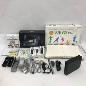 ゲーム機 その他付属品 おまとめ Wii本体/コントローラー/Wii Fit Plus【DHAI9010】