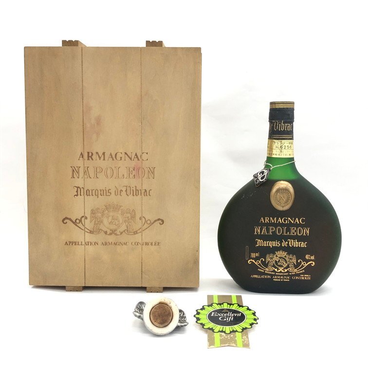 酒　VIBRAC ブランデー　40度　古酒 Yahoo!オークション -「marquis de vibrac」(ブランデー