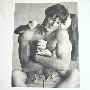 ハーゲンダッツ Tシャツ Haagen Dazs フォト アイスクリーム 作家 アーティスト 企業物 USA あいみょん 着 製 Vintage 偉人 90s 映画 y2k