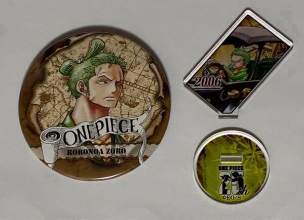 ワンピース ONEPIECE ゾロ コレクション缶バッジ 6弾 ワノ国 アクリルキャラコレクション 2006 アクリルスタンド