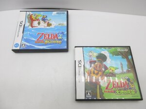 【2点まとめ】 ゼルダの伝説 夢幻の砂時計 大地の汽笛 2点 まとめ ニンテンドー DS 任天堂 Nintendo 現状品 / 30 (KSAW022281D)