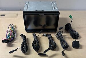 Carrozzeria カロッツェリア HDDナビ AVIC-ZH0099S 地図データ 2019年 フルセグ 地デジ のアンテ CD DVD Bluetooth SD CD DVD