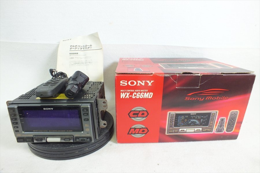 当時物　SONY WX-C66MD ヘッドユニット　スペアナ 当時物 SONY WX-C66MD ヘッドユニット スペアナ 当時物 SONY WX