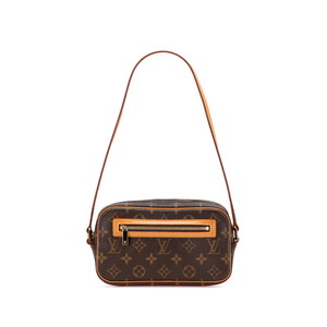 ルイ ヴィトン モノグラム ポシェット シテ ワンショルダーバッグ ハンドバッグ M51183 ブラウン PVC レザー LOUIS VUITTON 【中古】