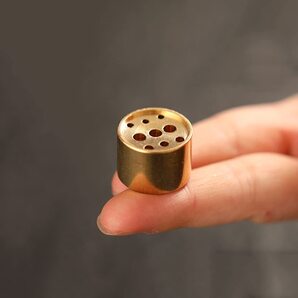 【在庫処分】茶屋 書斎 ヨガ館用(円筒形、1.5cm) 瞑想 持ち運び便利 和風 おしゃれ お線香立て 仏壇用線香立て 可愛い 香