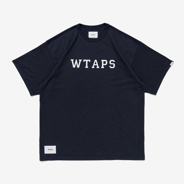 WTAPS 25SS ACADEMY 01 SS ネイビー Lサイズ Tシャツ