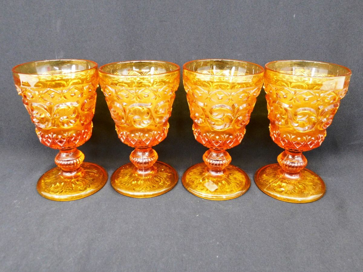 オールド・バカラ 春海商店 特別注文品 青海波模様 金彩 御盆