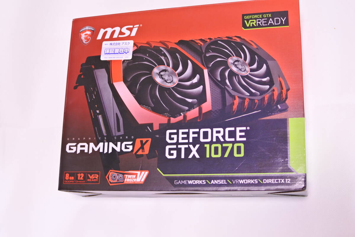 MSI GEFORCE GTX 1070 GAMING 8G ※2台金額 Amazon.com: MSI Gaming GeForce GTX 1070 8GB GDDR5 SLI
