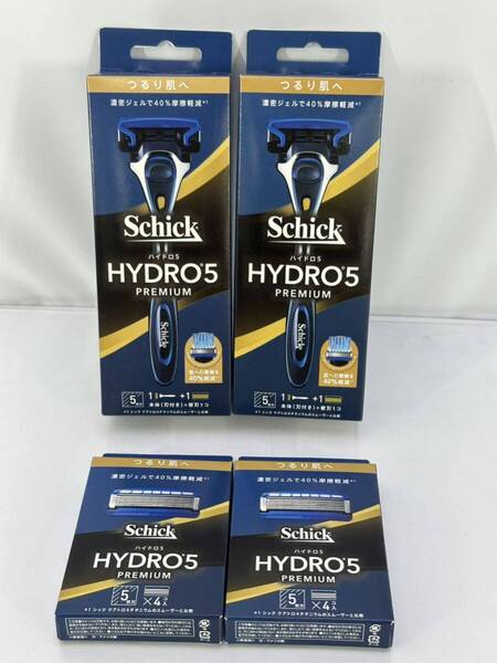 Schick(シック) ハイドロ5 プレミアム つるり肌へ 本体+替刃1個×2+替刃(4コ入)×2 5枚刃 未使用品 707/721