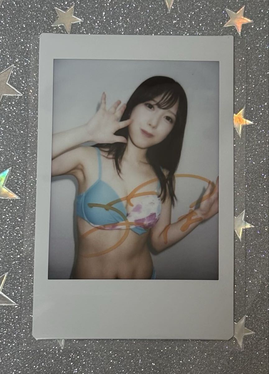 小湊よつ葉　直筆サイン入りチェキ　赤ビキニ こ*ー様 小湊よつ葉さん DVD購入特典直筆サイン入りビキニチェキ