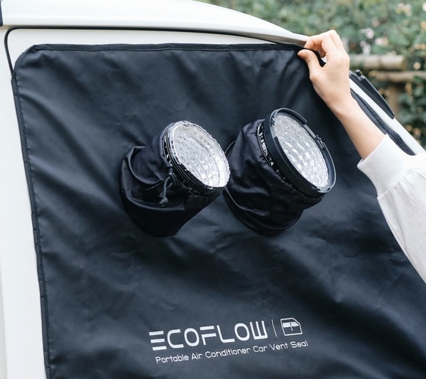 【即時発送・新品未開封・送料込!】エコフロー EcoFlow Wave2/3 窓シート(マグネット式)EFA-WAVE3 CarVentSeal 排気ダクト 防雨 車中泊
