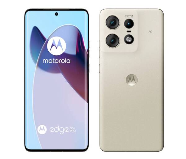 【新品未使用】motorola edge 50s proバニラクリームSIMフリー 白 256GB メモリ8GB 125W充電器付 SoftBank版 PR3