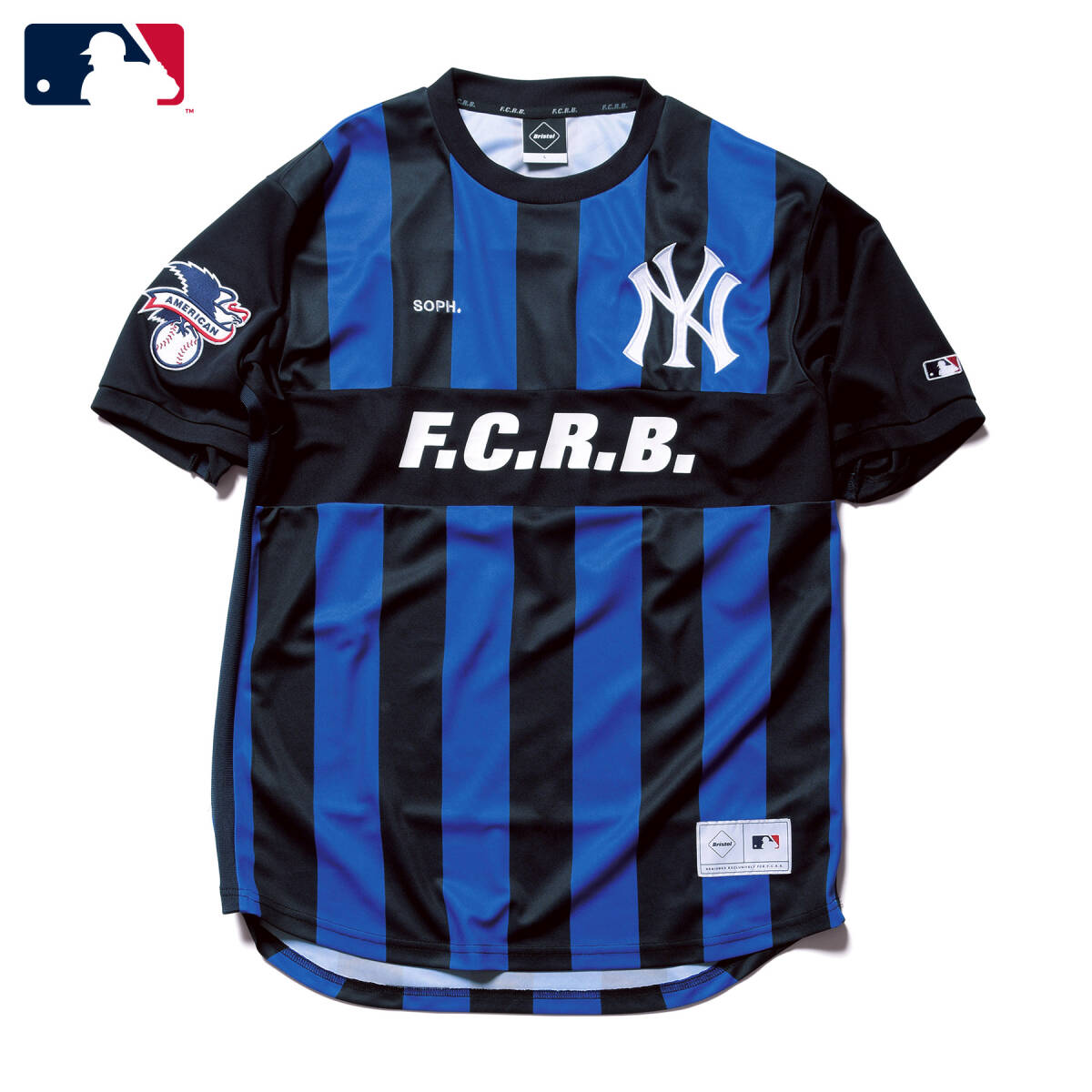 21aw fcrb「MLB REVERSIBLE VARSITY」XL 未使用 21aw FCRB MLB REVERSIBLE VARSITY JACKET - メルカリ