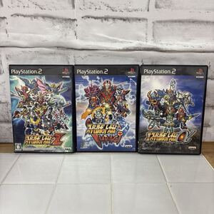 PS2ソフト スーパーロボット大戦Z スーパーロボット大戦 IMPACT 第2次 スーパーロボット大戦a 【TK-593】