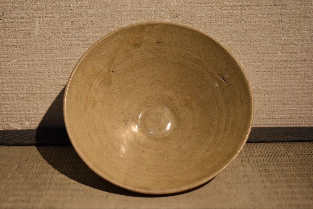 李朝　抹茶碗　茶道具　蔵出し　鼠釉　アンティーク茶道具　１客 李朝 抹茶碗 茶道具 蔵出し 鼠釉 アンティーク茶道具 1客