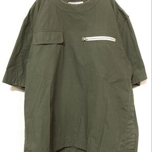 サカイ sacai クルーネック プルオーバーシャツ 半袖 ハーフスリーブ メンズ トップス ポケット ワーク コットン ナイロン 2