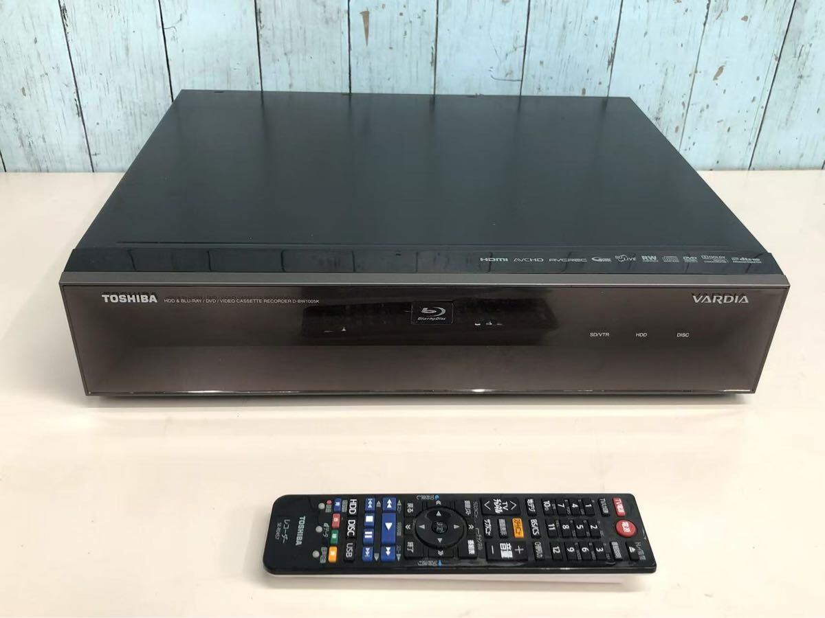 ジャンクTOSHIBA ブルーレイレコーダ D-BW1005K (2010年製) Yahoo!オークション -「d-bw1005k」の落札相場・落札価格