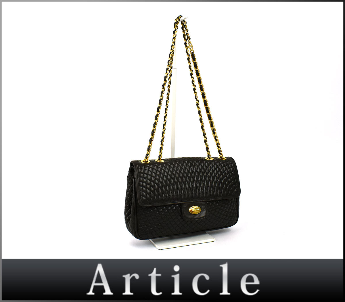 美品 正規品 バリー ショルダーバッグ キルティング 黒 レザー チェーン 楽天市場】【バッグ】BALLY バリー キルティング ショルダー