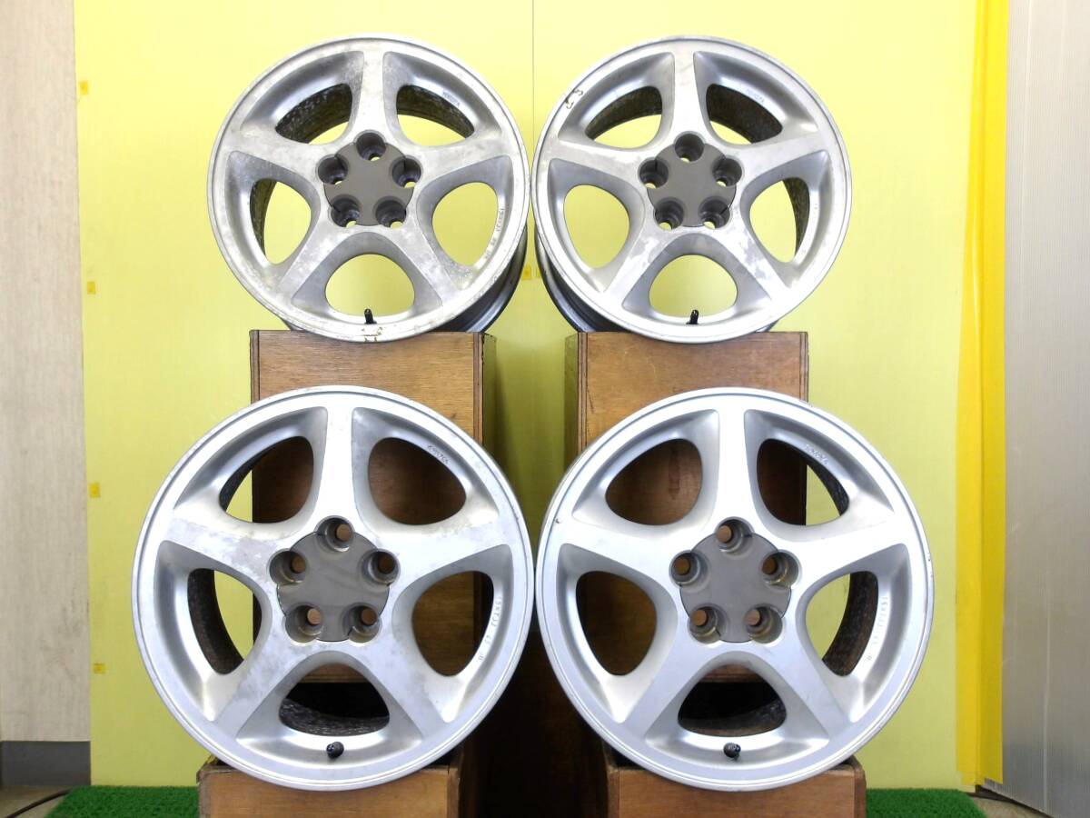☆sericaさん専用セリカ5スポークホイールナット付TOYOTA 純正・No１ ☆セリカ5スポークホイール・ナット付きTOYOTA 純正・No1