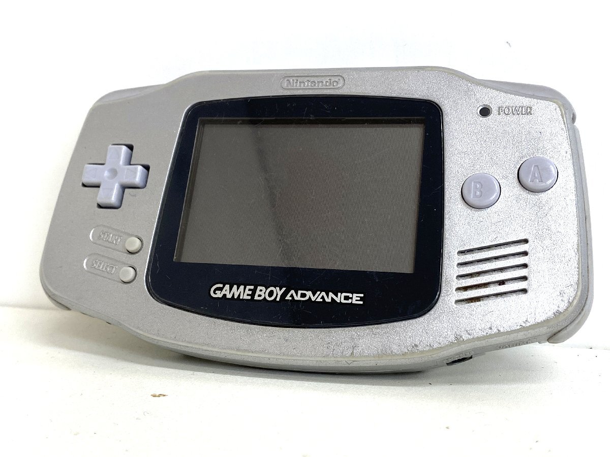 ジャンク品 ゲーム ゲームボーイアドバンス 本体 AGB-001 シルバー 箱あり ジャンク品 ゲーム ゲームボーイアドバンス 本体 AGB-001
