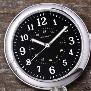 【大きく見やすい文字盤、時間を素早く確認できる】 懐中時計 直径36mm 蓄光 防水 ミリタリーウォッチ 日本製ムーブメント おしゃれ