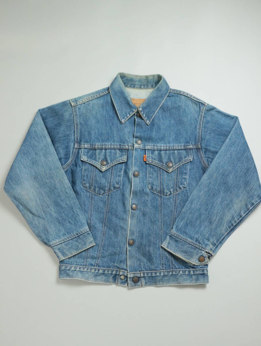 ヴィンテージ　リーバイス 4th オレンジタブ　Gジャン　デニムジャケット 希少！70s Levi's オレンジタブ ヴィンテージ デニムジャケット