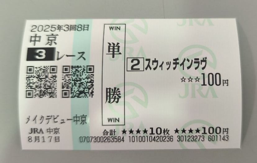 Yahoo!オークション -終了したレースの馬券(競馬)の落札相場