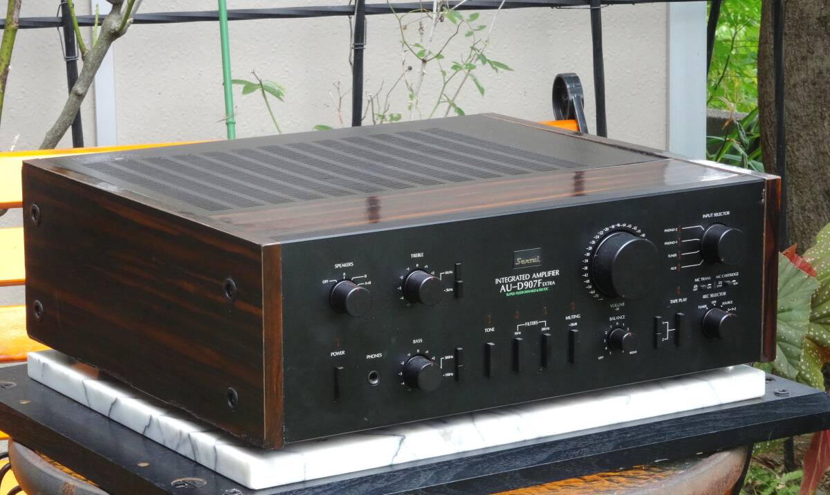 sansuiプリメインアンプAU-D907Fジャンク Yahoo!オークション -「sansui au-d907f」の落札相場・落札価格