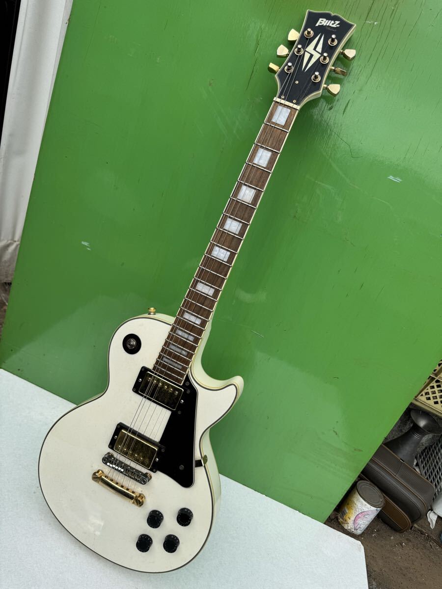 【中古】Blitz エレキギター レスポールタイプ ホワイト 【99】 2025年最新】Yahoo!オークション -ブリッツ レスポールの中古品