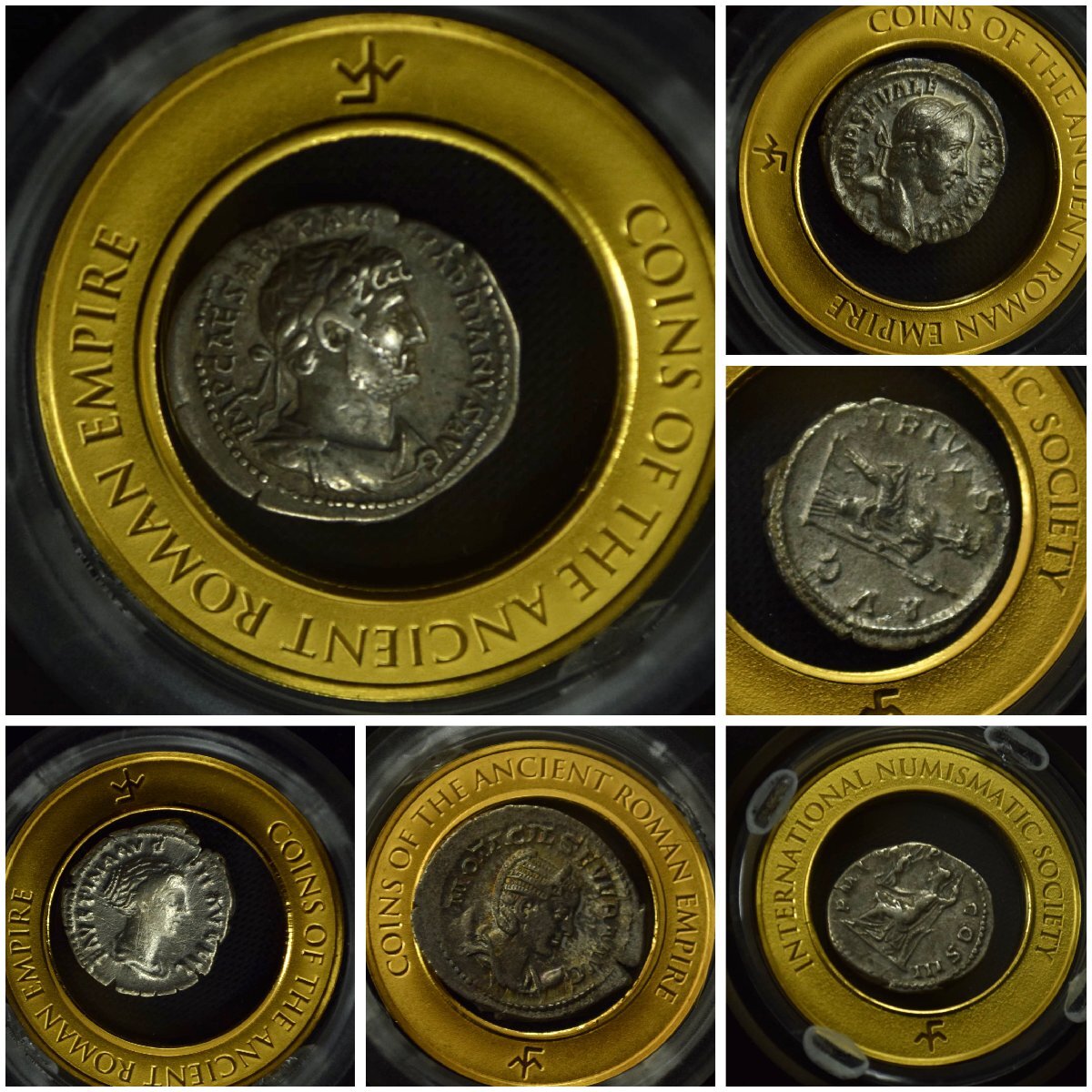 古代ローマ帝国のコインコレクション ローマ帝国 ネロ(AD54-68) アウレウス金貨 (ローマ鋳 AD65-66