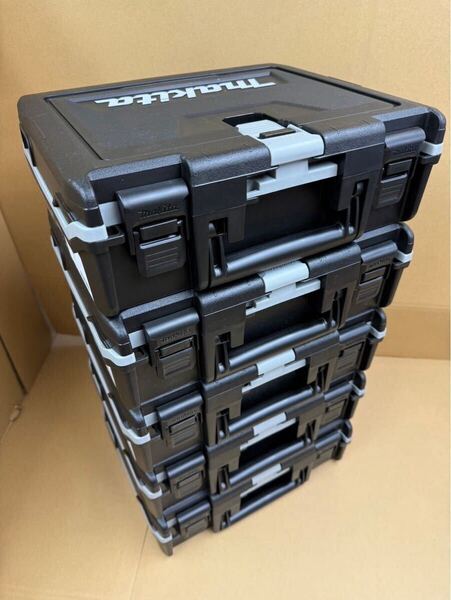 5個 新品 マキタ TD173 ケースのみ 純正品 18V インパクトドライバー バッテリー 充電器 など収納可能 ツールボックス 箱 TD172 makita ①