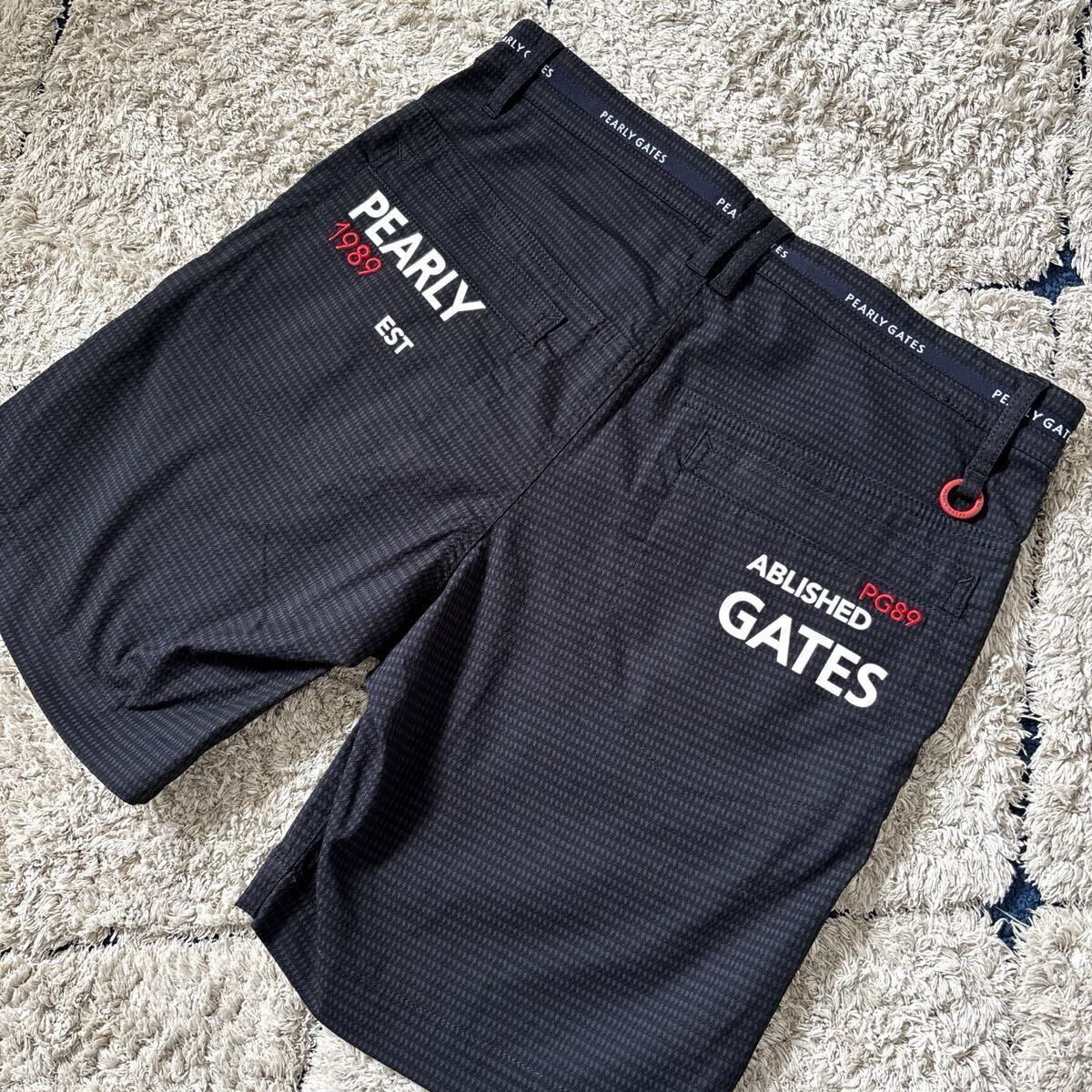 XL♡美品✨パーリーゲイツ　ストレッチパンツ　ロゴ総柄　刺繍ワッペン　近年　6 Yahoo!オークション -「パーリーゲイツ」(パンツ、スラックス