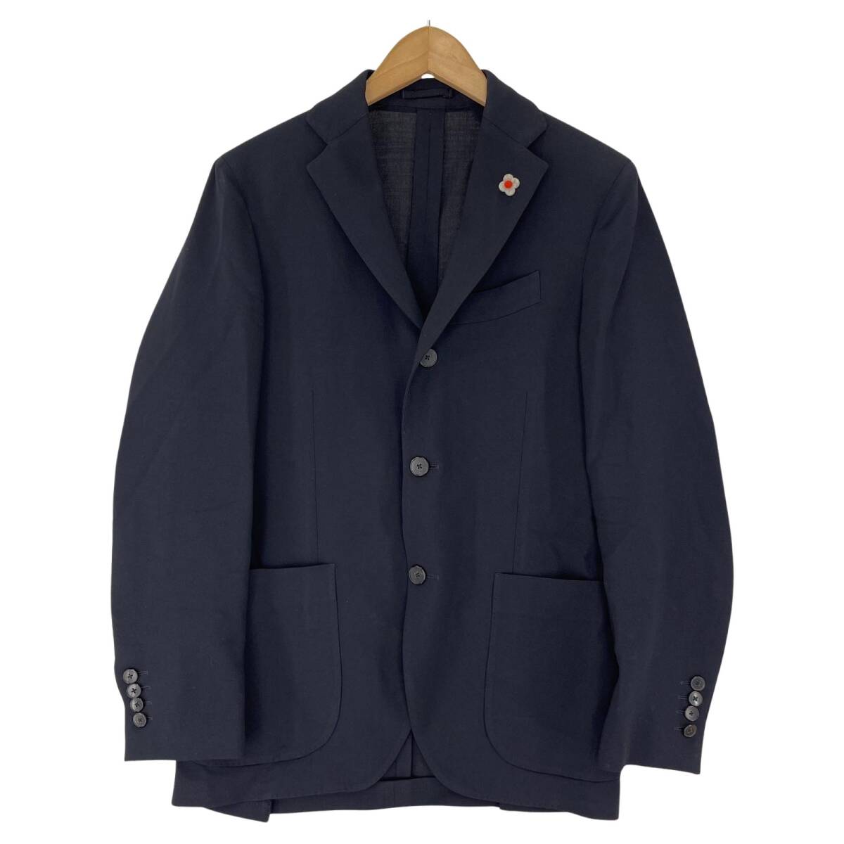 極美品 LARDINI テーラードジャケット 紺ブレ ジャガード織 イタリア製 2025年最新】Yahoo!オークション -lardini テーラードジャケット