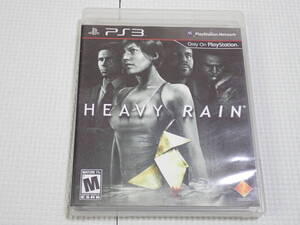 PS3★HEAVY RAIN 海外版 北米版★箱付・説明書付・ソフト付