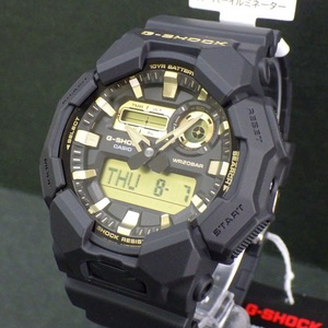 特価 新品 CASIO カシオ 国内正規品 G-SHOCK GA-010GB-1A9JF Black and Gold Series 耐衝撃構造 20気圧防水 電池寿命約10年 メンズ腕時計