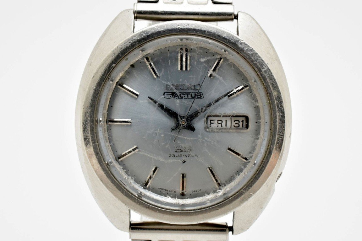 SEIKO セイコー◆セイコー5ACTUS デイデイト シルバー文字盤 稼働品 Yahoo!オークション -「セイコー5 23石」の落札相場・落札価格