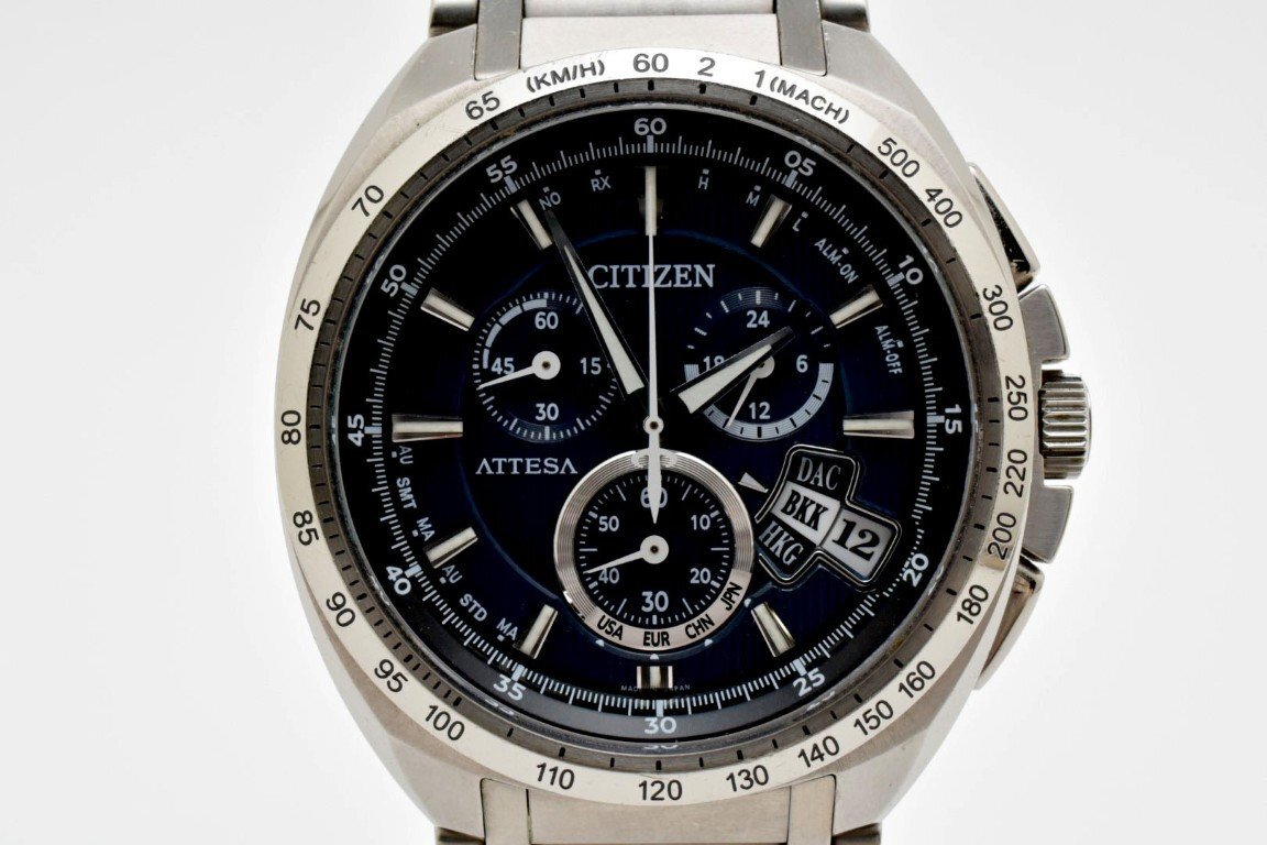 シチズンＨ610ーT018050 アテッサエコドライブデイトソーラー電波メンズ シチズンH610ーT018050 アテッサエコドライブデイトソーラー