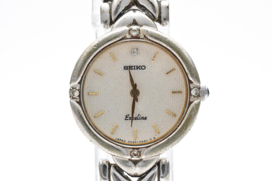SEIKO セイコー エクセリーヌ 腕時計 4N20-5260 ダイヤ Yahoo!オークション -「seiko 4n20」(エクセリーヌ) (セイコー