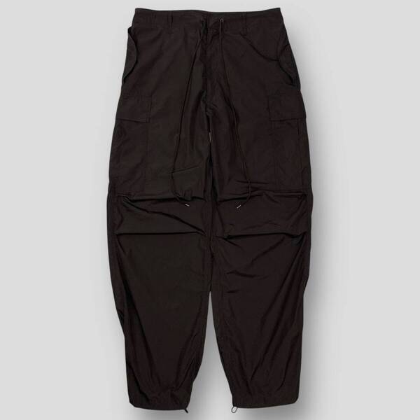美品 AURALEE オーラリー 21SS HIGH COUNT LIGHT NYLON FATIGUE PANTS ナイロン ファティーグパンツ A21SP02NL 3 ブラウン カーゴ SSM5576