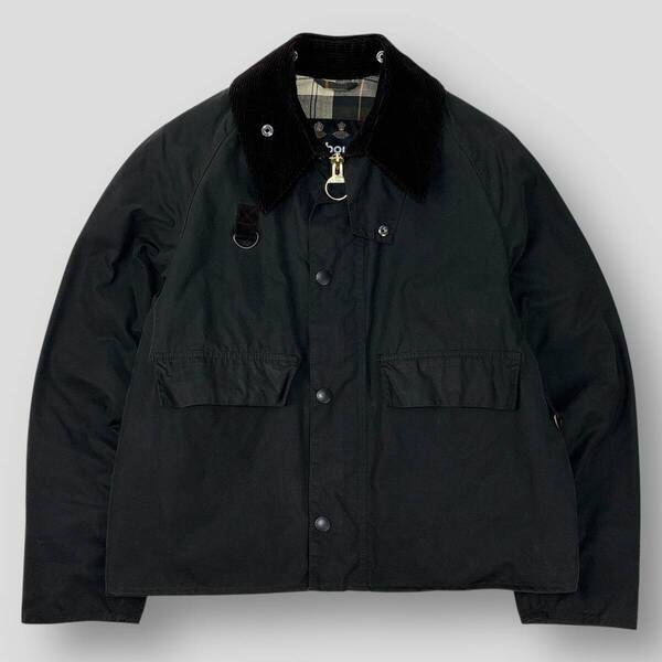 美品 Barbour バブアー 22AW SPEY JACKET スペイジャケット MWX1212 SG51 M Sage Green セージグリーン ワックスコットン オイルド SSM5578