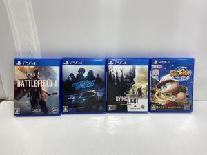C2H4-1-5081815 【PS4】DYING LIGHT BATTLEFIELD1 NEED FOR SPEED 実況パワフルプロ野球2016 4点セット PS4ソフト プレイステーション4